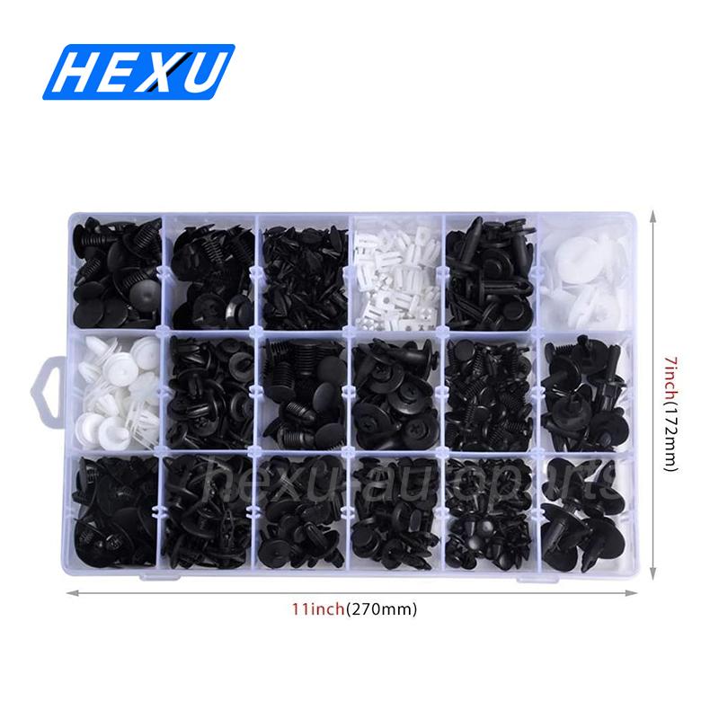 435Pcs Car Retainer Clips Assortment Panel Trim Plastic Fasteners Rivet Clips Set For Ford Jeep Toyota Honda