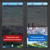 Sunshade Roller Blinds Blackout Roll Curtain Movable Terrace Blinds Curtains Inner Shutter Window Shades No Drill Cellular Shade