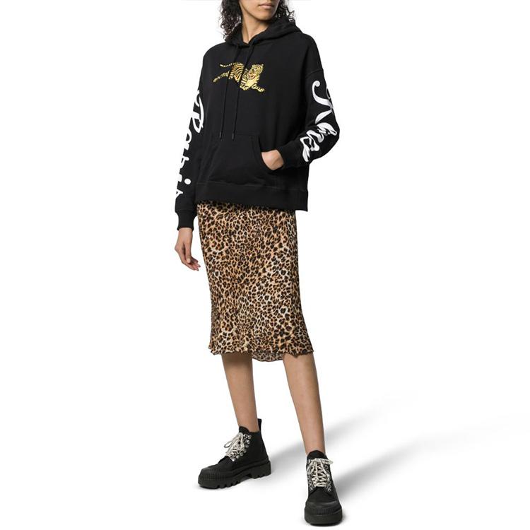 KENZO Sweatshirts Unisex Black Hooded Moderate Regular F962SW765972-99
