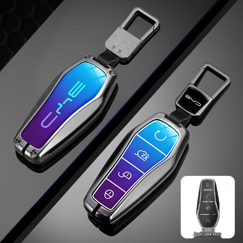 BYD Dolphin 22-24 Key Case: Compatible with Han, Song Plus, Tang DMI, Qin Pro, Yuan E2