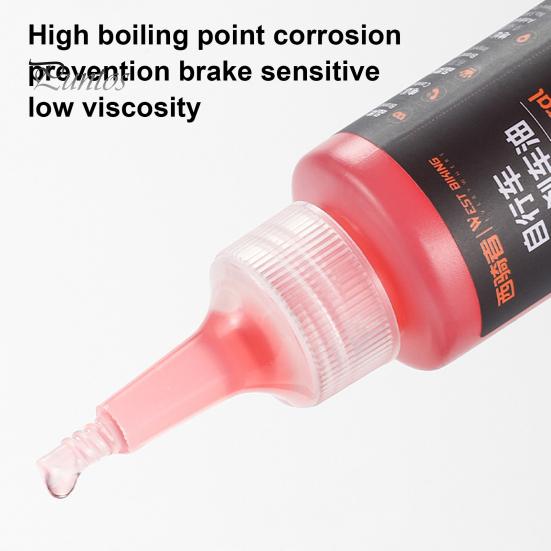 Bicycle Brake Fluid 60ml Mineral Oil for Brake Systems Leak-Proof Bottled Brake Fluid for MTB/Road Bike Hydraulic Disc Brakes