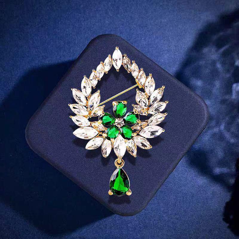 High-End Brooches, Women'S Sense Of Luxury, Niche, High-End Pins, Elegant Temperament, Fixed Clothes, Suits, Pearl Jewelry