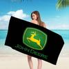 J-John-Logo-Deeres Большие Микрофибровые Пляжные Полотенца Быстросохнущее Полотенце Песок Пляжные Полотенца Полотенце для Бассейна для Путешествий Плавание Бассейн Йога