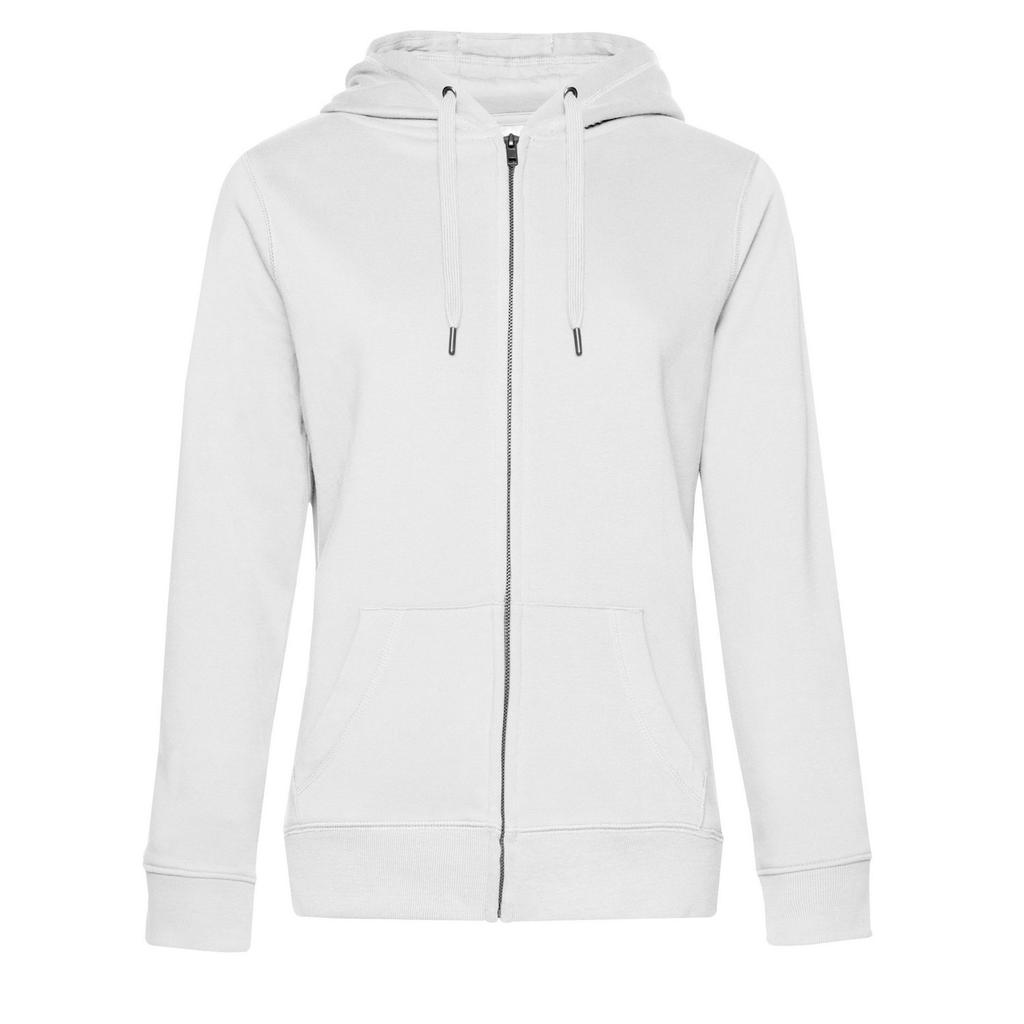 B&C Womens/Ladies Queen Zipped Hoodie
