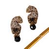 's Ancient Retro Style Leopard Full Designer Earrings Are Delicate Vintage With A Exquisite