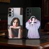 Милый E-Emma Актер M-Myers Чехол для телефона Samsung S25,24,23,22,30,21,10,9,Ultra,Plus,Lite Мягкий Черный Чехол