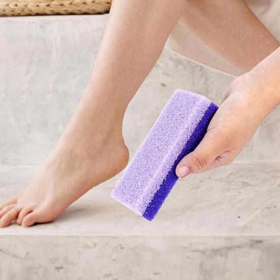 Foot Pumice Stone with Stripes Double-Sided Hard Skin Callus Remover And Exfoliator Professional Pedicure Tool for Feet