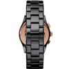 Emporio Armani AR1410 Ceramica Chronograph мужские часы с черным циферблатом