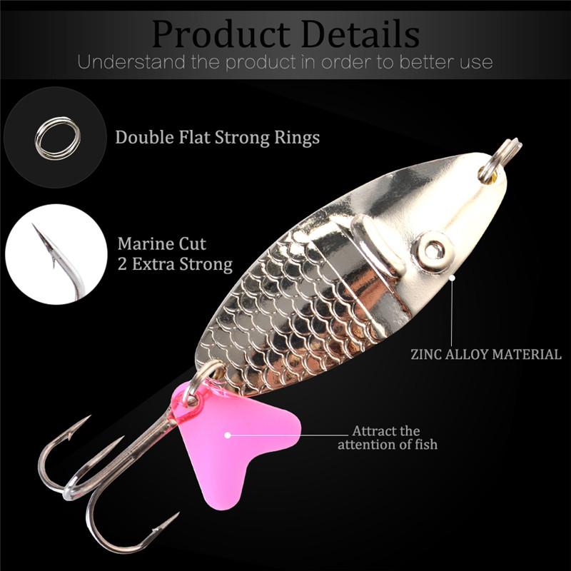 1 Piece Long Throw Bionic Spinnerbait with 2 Sequins - Perfect for Freshwater and Saltwater Fishing - Improve Your Catch with Bionic Technology!
