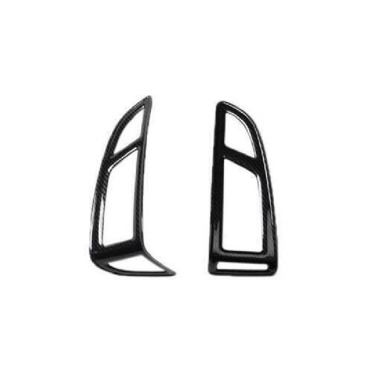 Fit For Ford Focus 2PCS Console L&R Air Outlet Vent Trim Carbon Fiber 2012-2018