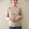 Fanzhen Women's Cashmere Blend Knit Cardigan
