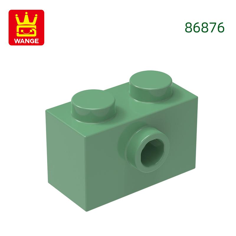 Нетоксичный 131 шт./Лот 86876 Кирпич Модифицированный 1x2 с шипом сбоку Аксессуары Совместимые с Кирпичом DIY Детская Игрушка Детали для Сборки