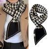 Qiandongge Small Scarf Women's Autumn and Winter Versatile Tide Thickened Warm Decorative Neck Protection Neck Scarf