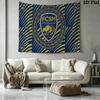 FC SOCHAUX Wall Tapestry Aesthetic Wall Hanging Printed Fabric Blanket Decorative Tapestries for Bedroom Living Room Home Decor