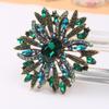 Green Gem Brooch: European and American Design for Tweed Coats, Autumn/Winter Fashion
