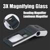 Ручная 3-кратная увеличительная линза, прочная светящаяся лупа, подсвеченный увеличительный стеклянный микроскоп