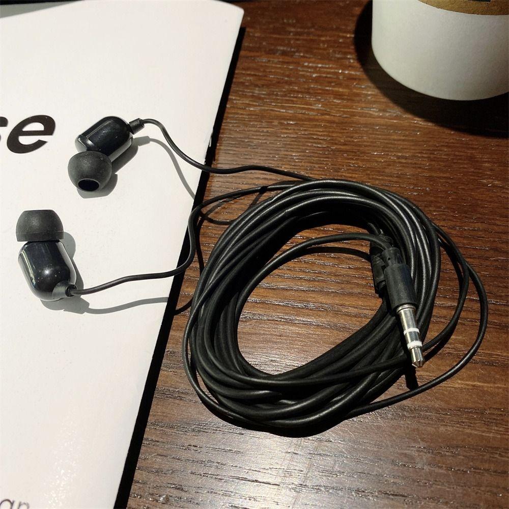 White Black Red Monitor Headphone Wires Headphone Stereo Earbuds Wired Earphone In-Ear Earphone