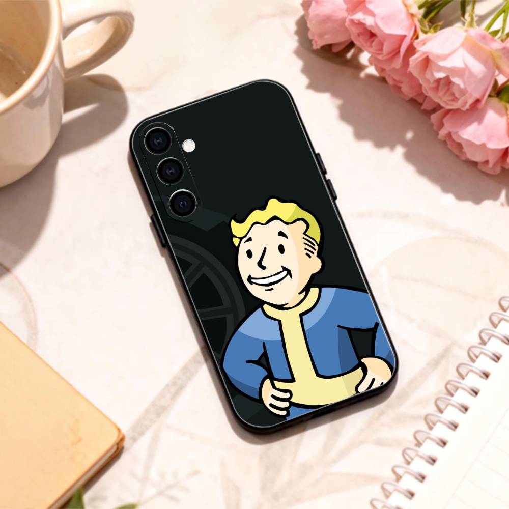 V-Vault B-Boy F-Fallout Чехол для телефона Samsung Galaxy A73,A72,A71,A70,A53,A52,A51,Другие Мягкий черный корпус