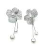 Ear Studs Flower Long Hanging Earrings Trendy Ginkgo Leaf Hollow Earrings  Women