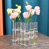 6/8 шт. Прозрачная стеклянная ваза, Круглая форма, Высокоценное стеклянное украшение, Аранжировка цветов, Горшок для гидропонных растений, Комбинированное украшение вазы
