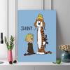 Calvin Hobbes 100% Round Full Drill 5D DIY Diamond Painting Embroidery Cross Stitch Rhinestone Décor