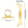 Кольца для салфеток в виде бабочки, многоразовый свадебный стол, декоративная подставка для бумажных салфеток, декоративная пряжка для полотенец, лазерная резка, держатель для бумажных салфеток из фольги