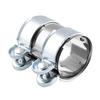 Exhaust Clamp 45Mm 50Mm 55Mm 60Mm 65Mm Exhaust Tube Pipe Connector Joiner Sleeve Clamp Adjustable Tip