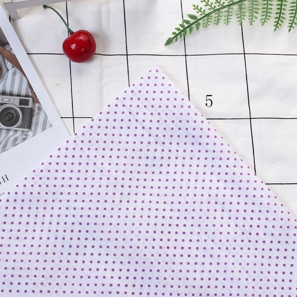 7Pcs 7 assorted styles Floral Cotton Fabric Purple floral pattern Fabric Bundle Quilt making