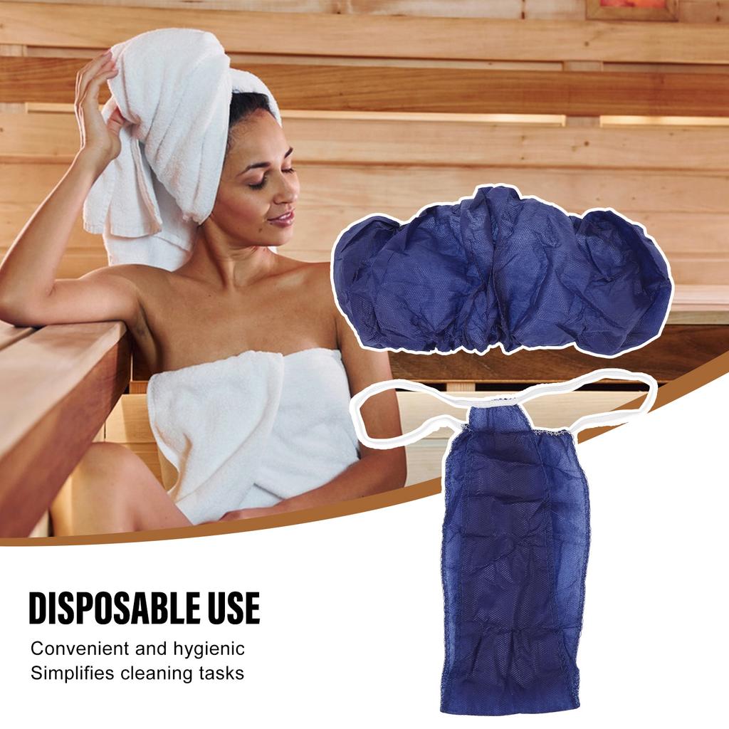 10 комплектов одноразового нижнего белья из нетканого материала, дышащего, мягкого, гигиеничного, одноразовый комплект нижнего белья для спа, сауны, салона красоты, синий
