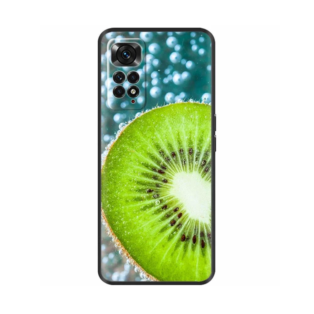 Черный силиконовый чехол для Xiaomi Redmi Note 11 Чехол Redmi Note 11s Милый расписной задний чехол для телефона для Redmi Note 11 Pro Fundas