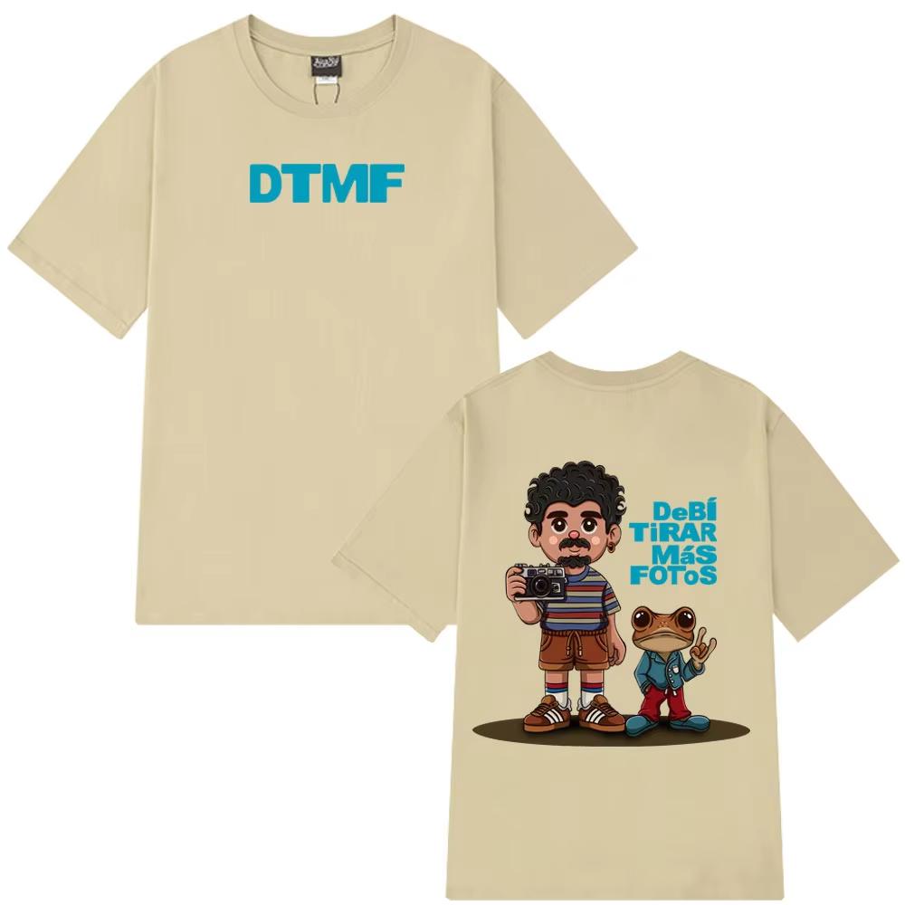 Rapper Bad Bunny Debi Tirar Más Fotos Tour 2026 Merch T Shirt Unisexs Women Fashion Hip Hop Tshirts Fashion Casual Aesthetics Tee