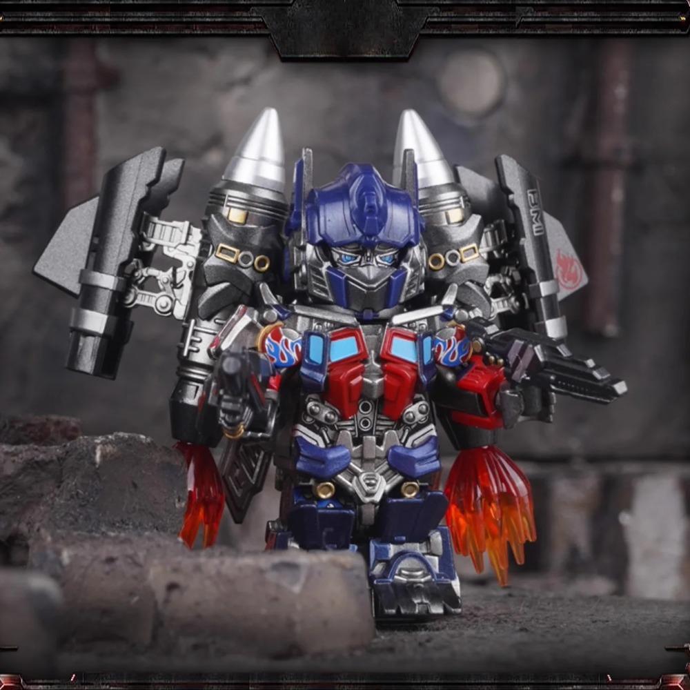 BRICK MAN Авто-Воин Конвой Строительные Блоки BRICKMAN Трансформирующийся Робот Оптимус Мини Фигурка Игрушки