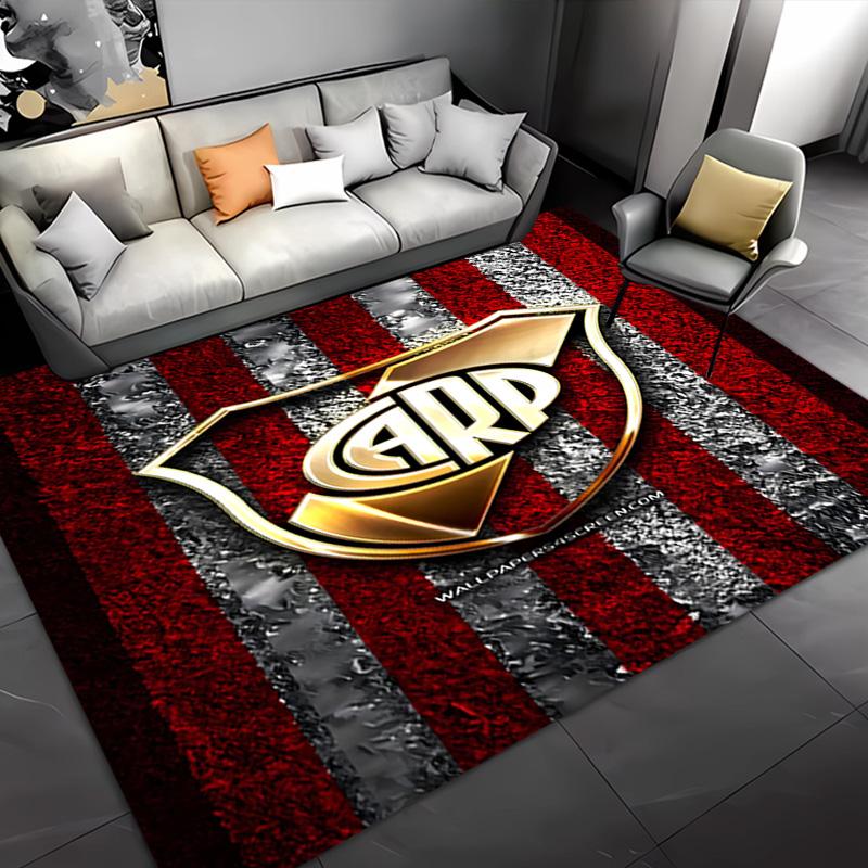 1pc Club Atlético River Plate Entrance Mat, Non-Slip Mat Area Rug,Room Decor, Outdoor Decor, Kitchen Rug,Doormat - Machine Washable, Easy to Clean