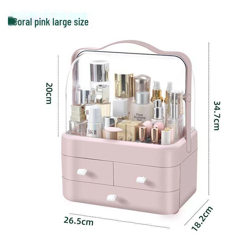 Органайзер для косметики и украшений: Пылезащитная стойка для хранения средств по уходу за кожей, губной помады и многого другого