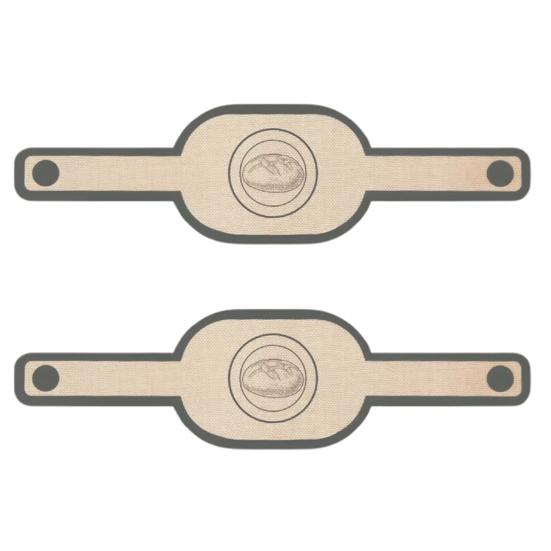 2шт силиконовый хлебный слинг для голландской духовки термостойкий коврик для выпечки хлеба многоразовый