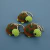 Funny Novelty Little Turtle Doll Crochet Keychain Pendant Creative Car Keyrings Exquisite Backpack Decoration Accessories Gifts