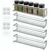 2/4PCS Hanging Kitchen Shelf Spice Shelf Wall-Mounted Kitchen Cupboard Doors