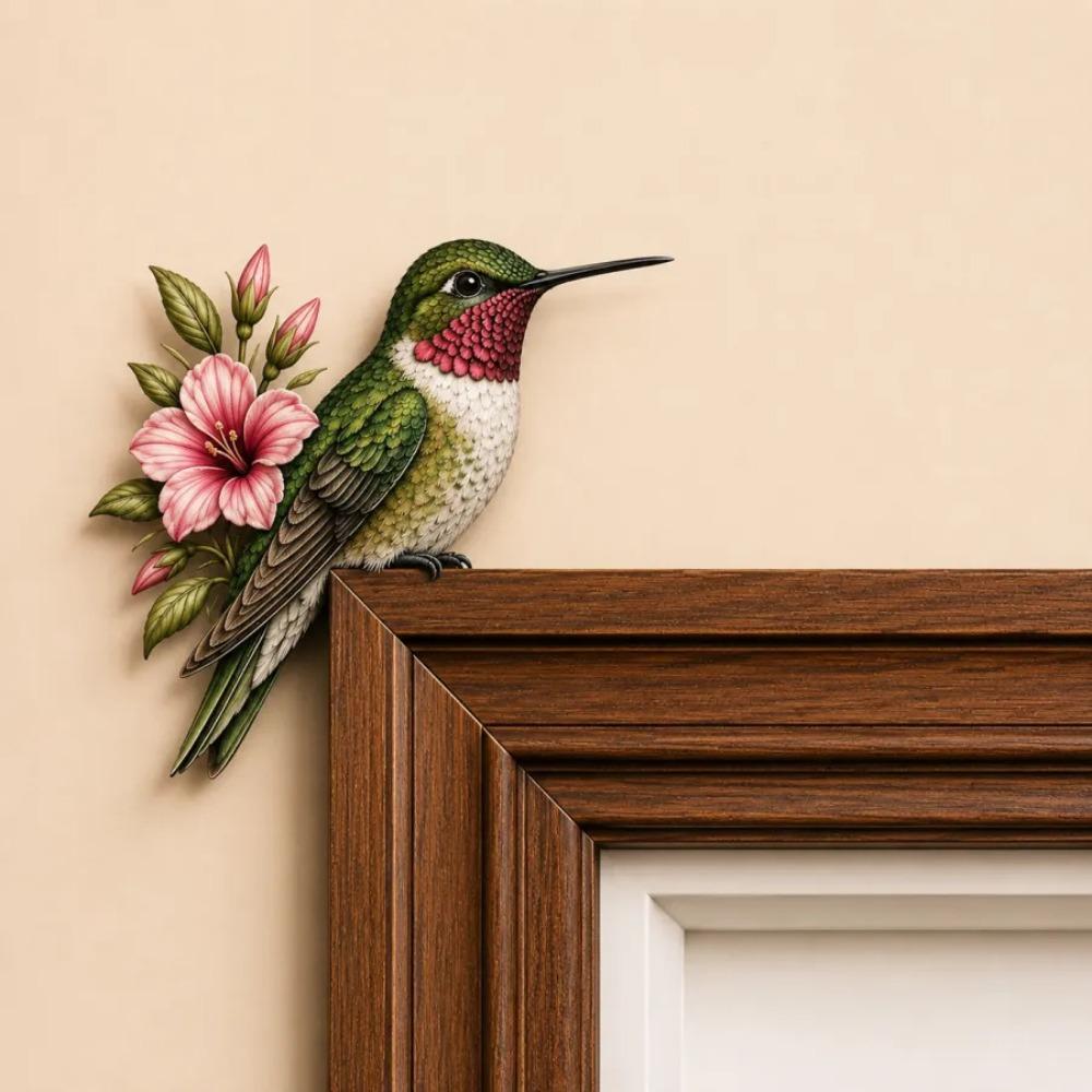 Modern Door Corner Pendant Wooden Animal Door Sign Gate Top Decoration Owl Door Frame Gift