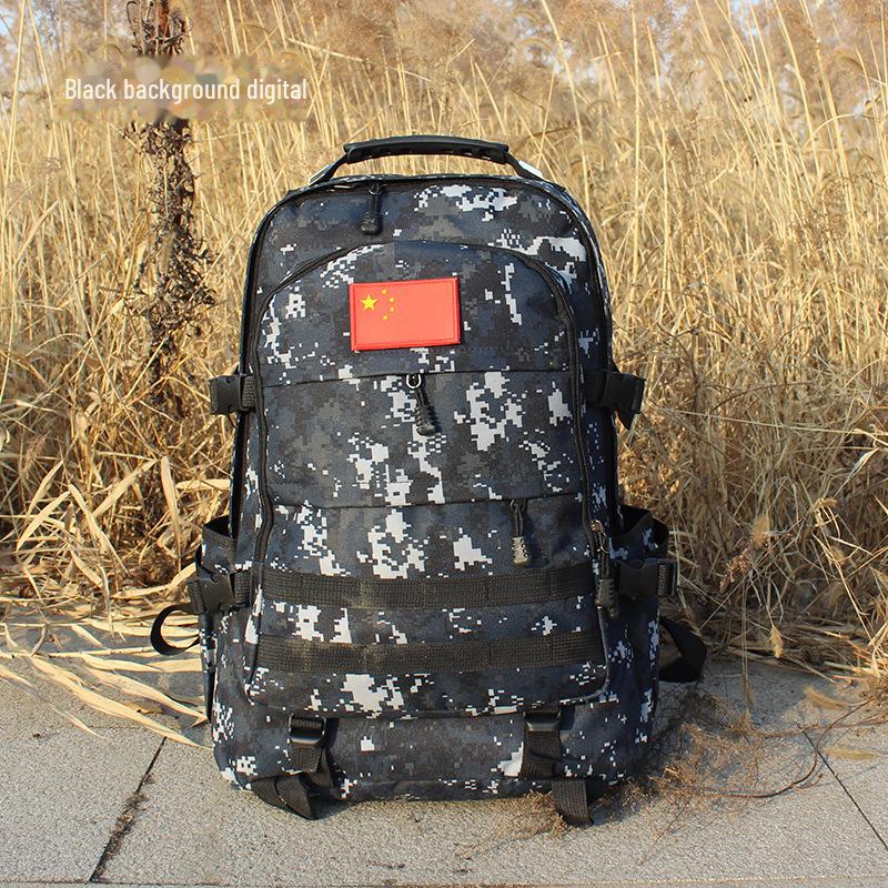 Камуфляжный рюкзак: Уличный стиль милитари для путешествий, летнего лагеря и групповых мероприятий