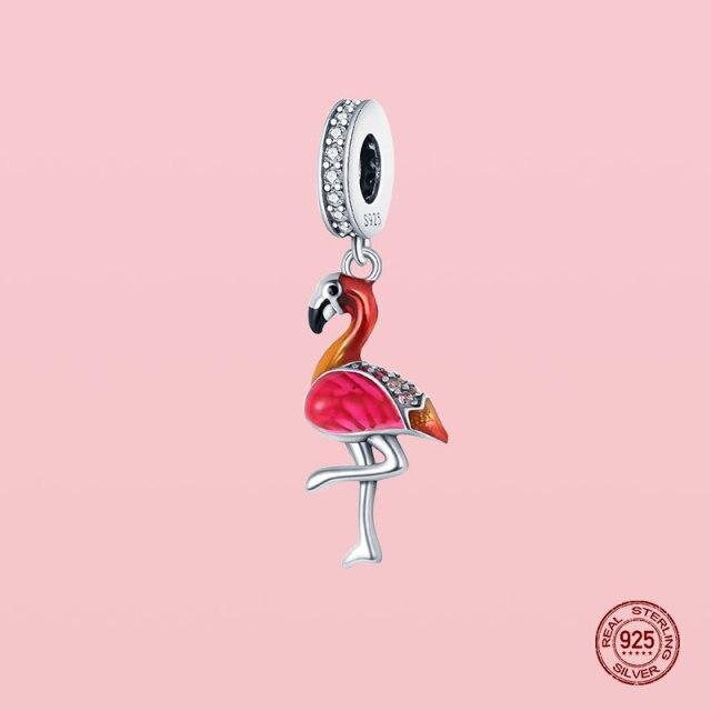 Подвеска из стерлингового серебра 925 пробы, очаровательные бусины для оригинального браслета Panjia, ожерелье, женские украшения