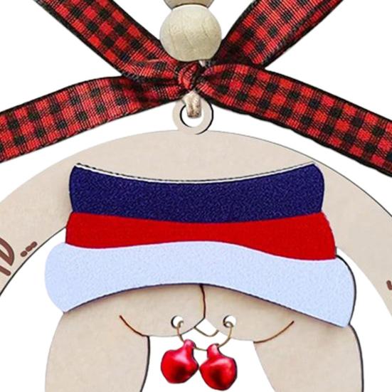 1/3 шт. забавные рождественские украшения деревянные непослушные уродливые рождественские елки подвесные знаки неуместные грязные украшения Санты для праздничного домашнего декора