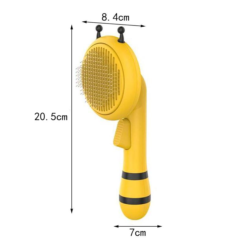 Массажная щетка для кошек и пчел, расческа для кошек, самоочищающаяся расческа для ухода за домашними животными, расческа для кошек, собак, удаляет подшерсток, спутанные волосы, аксессуары для домашних животных