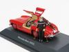 Schuco Scale 300SL 1954 Red with Ski Figure 1/43 Mercedes-Benz (W198)