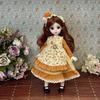 Attractive Eyes Princess Dress Up BJD Dolls Long Hair Princess Makeup Ball Joint Doll  Girl Gift