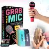Exciting The Mic-8+ Year Olds, 2-10 Players - Board Game For Bad Singers - 250 Lyric Cards For Fun Hilarious Games Night, Birthday Party, Kids Gift