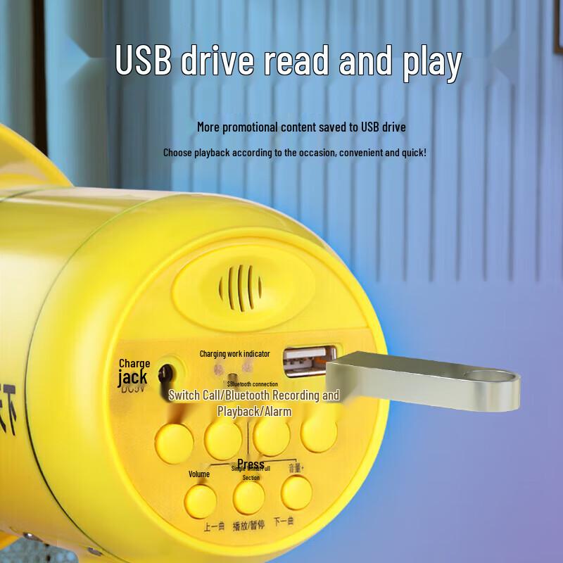 Lei Gong Wang CR-58 Portable Handheld Recording Megaphone