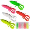 HENGJIA 5PCS/BOX Soft Rubber Lure Worms Fishing Lure 9cm-13g Silicone Bait Wobbler for Trolling Bass Fishing Goods