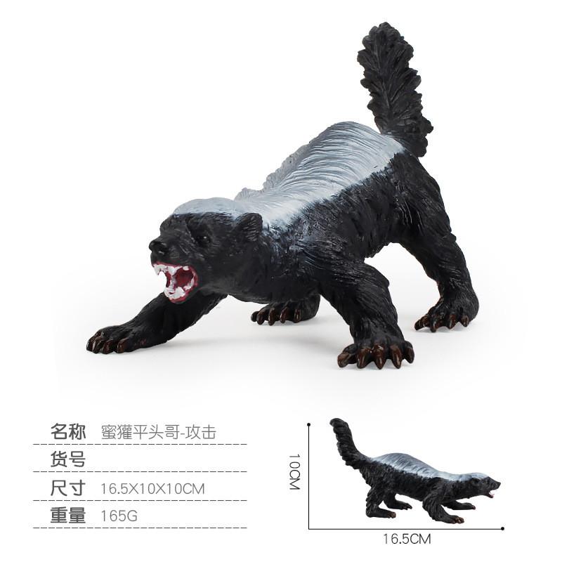 Captivating Pvc Honey Badger Figurine Perfect For Childrens Learning Toys And Room Decor