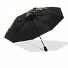 Compass Rose with Lighthouse - Nautical DecorUmbrella, Portable 3-Fold Umbrella for Men & Women,Christmas Gift ES103