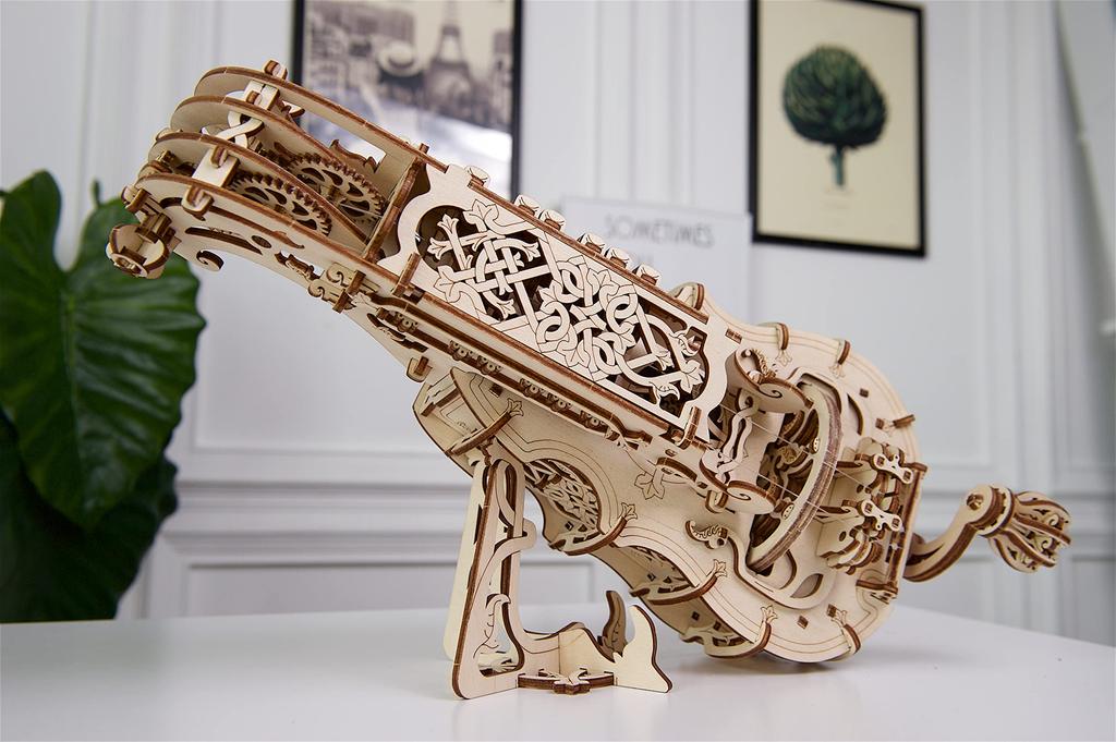 UGEARS 70030 Деревянное ремесло Без клея и инструментов Средний уровень Колёсная лира Головоломка, Модель, Требуется, Взрослый,